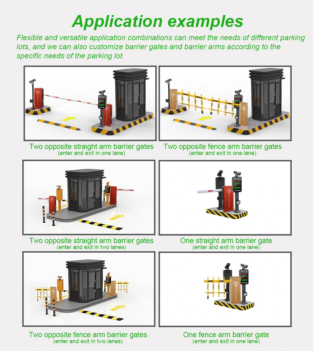 STXtek barrier gate application examples